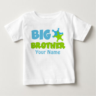 T-shirt Pour Bébé Big Brother Star Personnalisée T Shirt