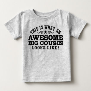 T-shirt Pour Bébé Big Cousin