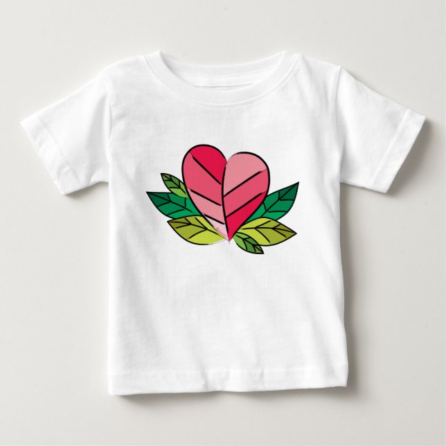 T-shirt Pour Bébé Big Mamacita Heart (Devant)