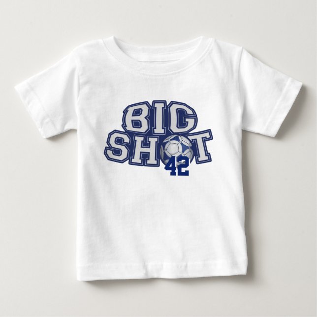 T-shirt Pour Bébé Big Shot Soccerball (Devant)