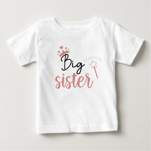 T-shirt Pour Bébé Big Sister Baby Arrival Faire-part 