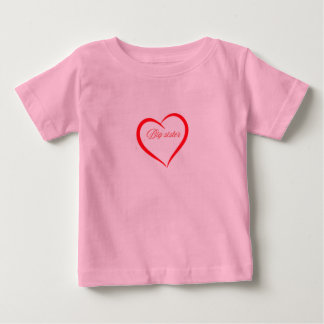 T-shirt Pour Bébé "Big Sister – Cute & Confident Design"