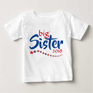 T-shirt Pour Bébé Big Soeur Année Étoiles Baby Faire-part Keepsaké