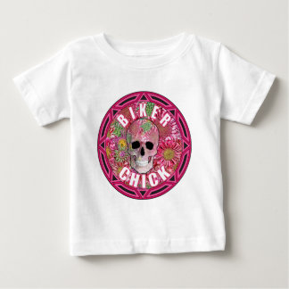 T-shirt Pour Bébé Biker Chick 001