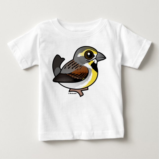T-shirt Pour Bébé Birdorable Dickcissel (Devant)