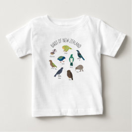 T-shirt Pour Bébé Birds of New Zealand Tee