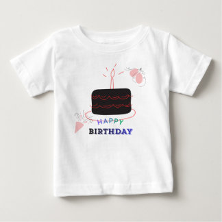 T-shirt Pour Bébé Birthday Cake Printed Baby