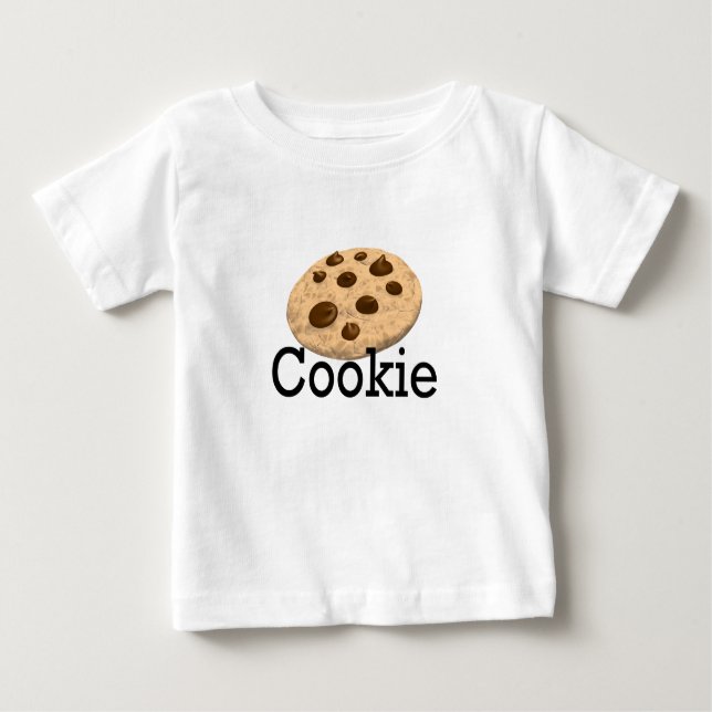T-shirt Pour Bébé Biscuit dur (Devant)