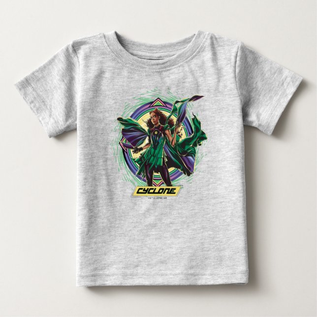 T-shirt Pour Bébé Black Adam | Cyclone Character Graphic (Devant)