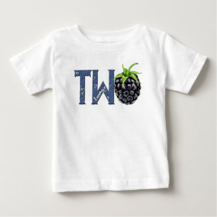 T-shirt Pour Bébé Blackberry DEUX deuxième anniversaire