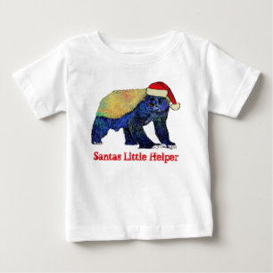 T-shirt Pour Bébé Blague de blaireau drôle funky festive ironie cita