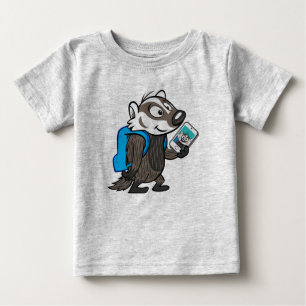 T-shirt Pour Bébé Blaireau Selfie de boomer du raton laveur   de
