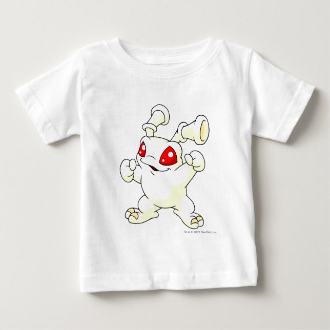 T-shirt Pour Bébé Blanc de Grundo (Devant)