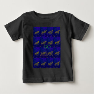 T-shirt Pour Bébé Blench Safari Lets Go Zebra Hakuna Matata