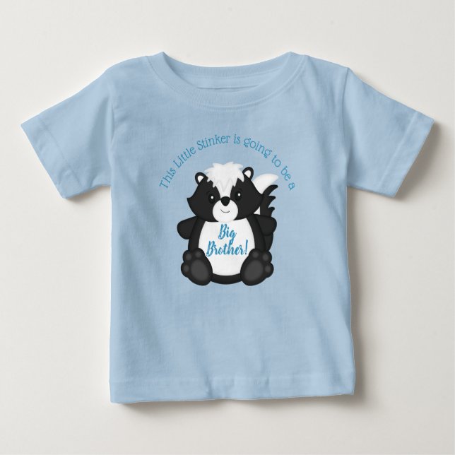 T-shirt Pour Bébé Bleu Baby shower (Devant)