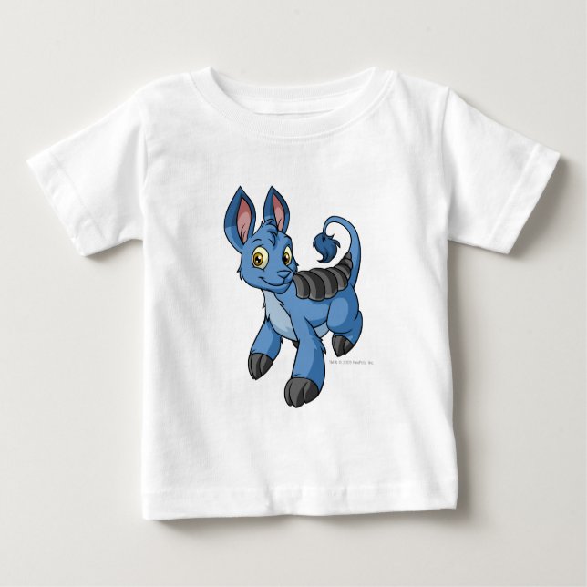 T-shirt Pour Bébé Bleu de Bori (Devant)