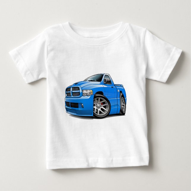 T-shirt Pour Bébé Bleu de la RAM B5 de Dodge SRT10 (Devant)
