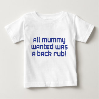 T-shirt Pour Bébé bleu de maman