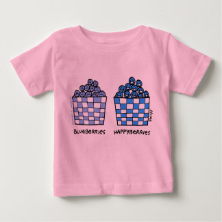 T-shirt Pour Bébé Bleuets marrants mignons Happyberries Bébé Outerwe