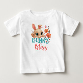 T-shirt Pour Bébé Bliss de lapin : doux et doux