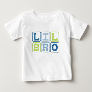 T-SHIRT POUR BÉBÉ BLOCS DE DÉTAILS LIL BRO