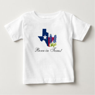 T-shirt Pour Bébé Bluebonnets aquarelle Floral Boy Baby