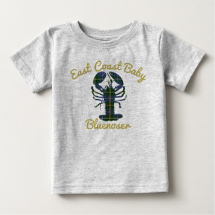 T-shirt Pour Bébé Bluenoser de la Nouvelle-Écosse de homard de béb