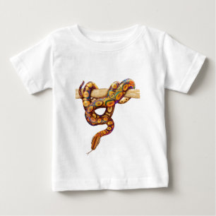 T-shirt Pour Bébé Boa brésilien d'arc-en-ciel