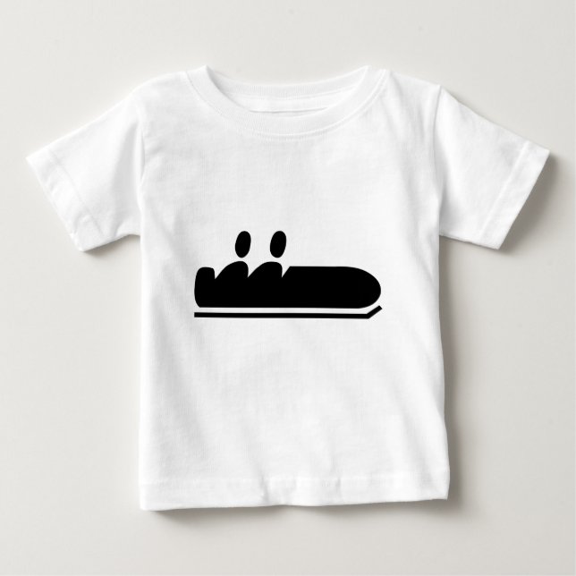 T-shirt Pour Bébé Bobsédé - Noir (Devant)