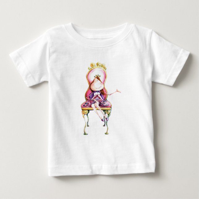 T-shirt Pour Bébé Body avec tutu Princesse (Devant)