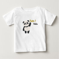 Body bébé panda personnalisé Jumeau 1