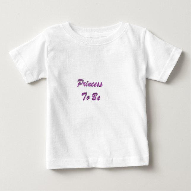 T-shirt Pour Bébé Body Tutu de Princesse à Devenir (Devant)