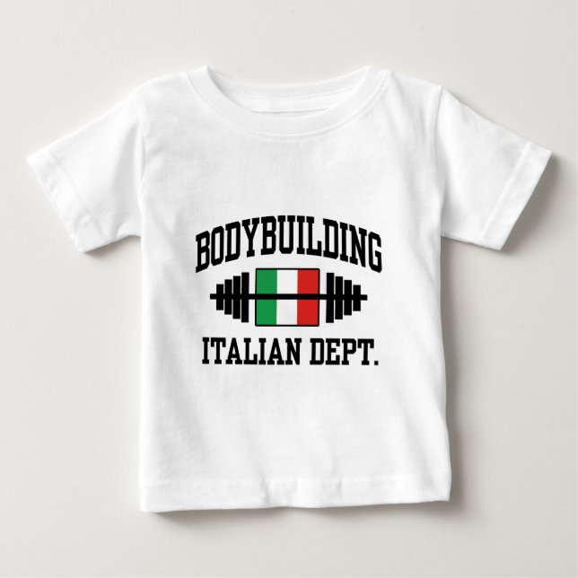 T-shirt Pour Bébé Bodybuilding italien (Devant)