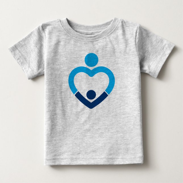 T-shirt Pour Bébé Bodysuit de football pour bébé - gris (Devant)