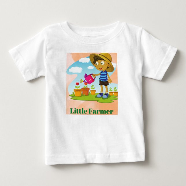 T-shirt Pour Bébé Bodysuit Little Farmer Baby Jersey (Devant)