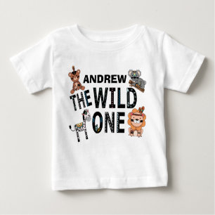 T-shirt Pour Bébé Boho Wild Un 1er anniversaire