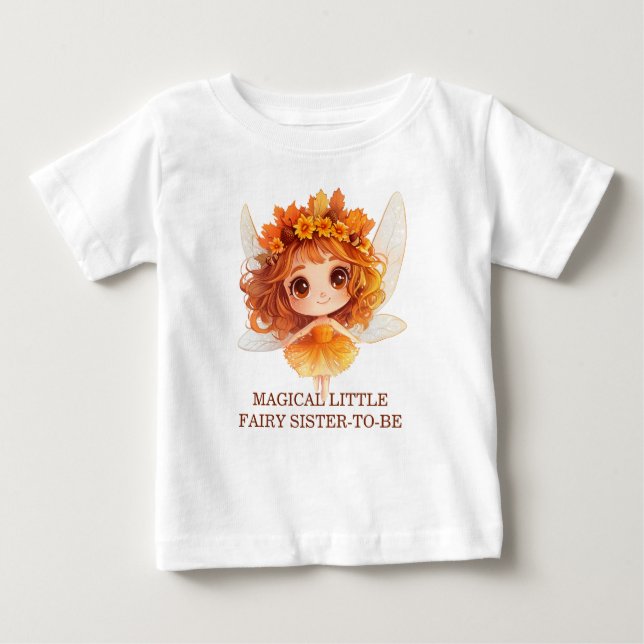 T-shirt Pour Bébé Bois féerique d'automne (Devant)