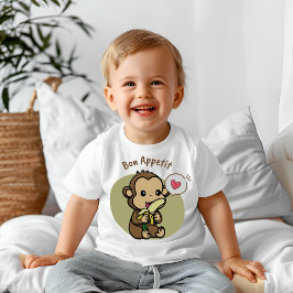 T-shirt Pour Bébé Bon appétit