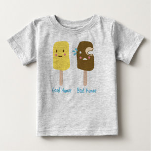 T-shirt Pour Bébé Bon humour, mauvais humour