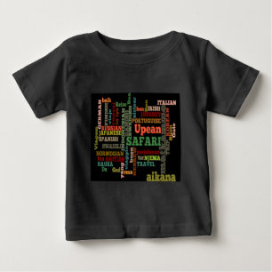 T-shirt Pour Bébé Bon Italian Irish Safari Hapanese Voyage