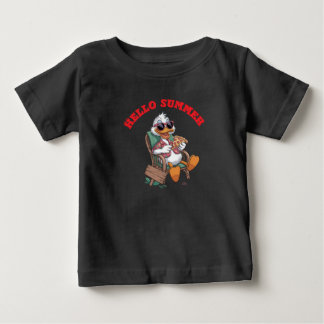T-shirt Pour Bébé Bonjour été
