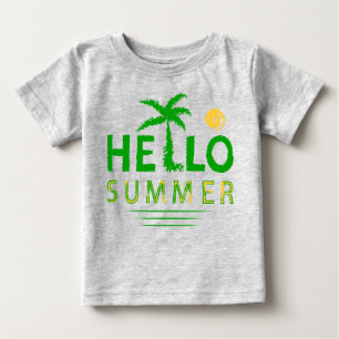 T-shirt Pour Bébé Bonjour été