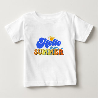 T-shirt Pour Bébé Bonjour été