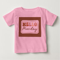 bonjour lundiToddler rose