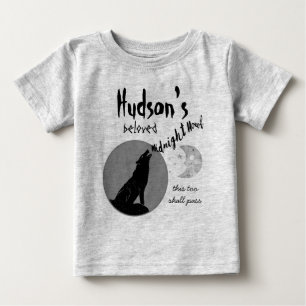 T-shirt Pour Bébé Bonjour personnalisé de minuit, Cela aussi passera