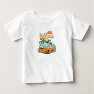 T-shirt Pour Bébé Bonjour soleil brillant bébé moderne Chemises bl
