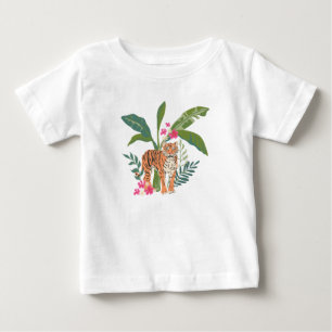T-shirt Pour Bébé Bonjour Tiger