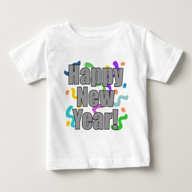 T-shirt Pour Bébé Bonne année (Devant)