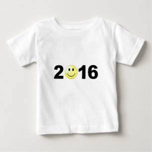 T-shirt Pour Bébé Bonne Année 2016 Drôle Douce Numéro