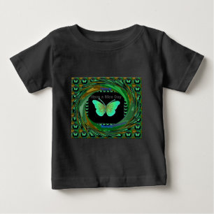 T-shirt Pour Bébé Bonne journée et meilleure nuit papillon.png